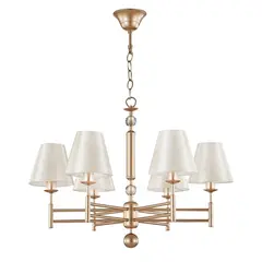 Подвесная люстра Crystal Lux FLAVIO SP6 GOLD, фото 